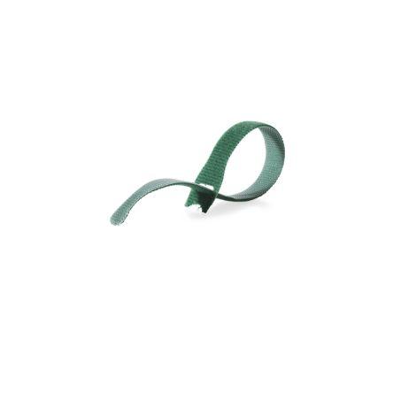 Suchý zip, Zelená 20mm x, délka: 330 mm Předem nařezané Velcro