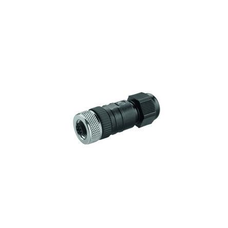 Waldmann Konektor pro osvětlení, řada: 336615019-005 Vnitřní Připojovací zásuvka, IP67, formát pólů: 5, počet cest: 1,