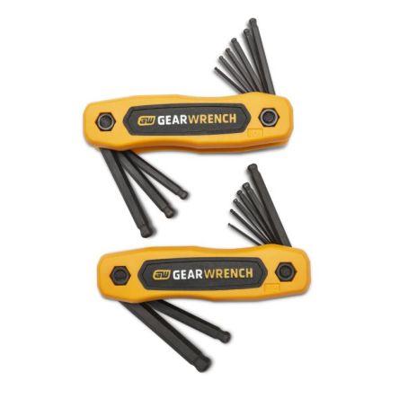 Šestihranný klíč, počet kusů: 17 Šestihranný nástrčný klíč GearWrench