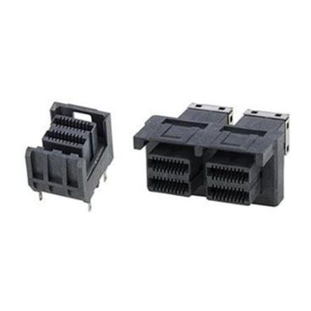 Patice PCB, řada: G40H, orientace těla: Svislé, rozteč: 0.75 mm, počet kontaktů: 36, počet řad: 2, Povrch Amphenol