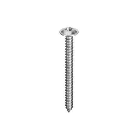 RS PRO Samořezný šroub, Lesklý zinek, Ocel hlavice Příruba, délka: 19 mm