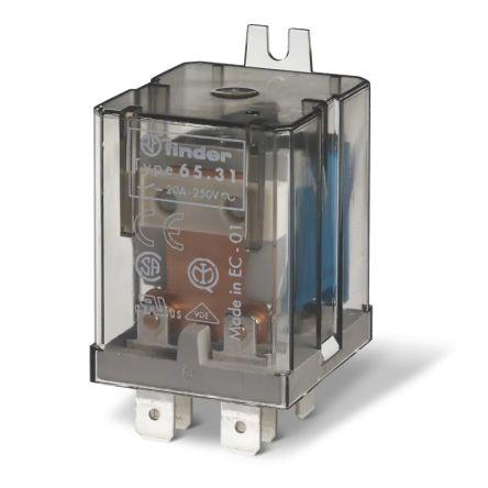 Finder Výkonové relé 1 NO/1 NC Montáž na přírubu 40A 12V 65