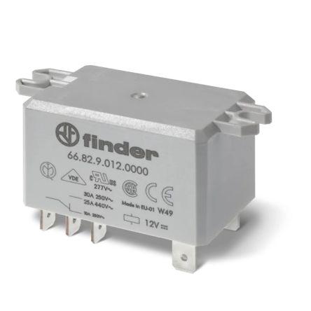 Finder Výkonové relé DPDT Montáž na přírubu 50A 12V 66