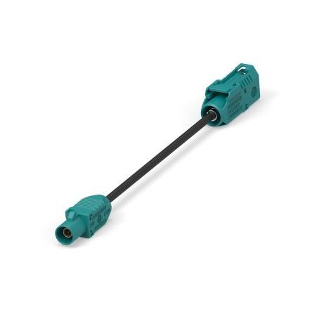 Koaxiální kabel, řada: 2081377 délka 300 mm, A: Vnější, A: Zástrčka FAKRA TE Connectivity, B: Vnitřní, B: FAKRA Jack,