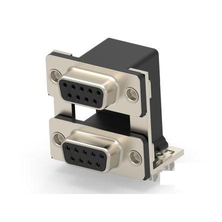 TE Connectivity Konektor D-Sub, řada: 2454917 15 15, orientace těla: Svislé 19.05 mm, Deska, Vložka se závitem 4 až 40