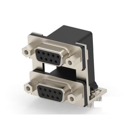 TE Connectivity Konektor D-Sub, řada: 2454917, orientace těla: Svislé 19.05 mm, Deska, Vložka se závitem 4 až 40