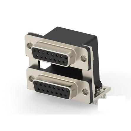TE Connectivity Konektor D-Sub, řada: 2454917, orientace těla: Svislé 19.05 mm, Deska, Vložka se závitem 4 až 40