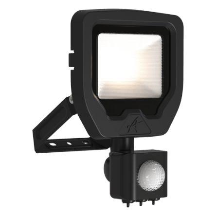 Širokoúhlé svítidlo ACAE10/1/CW/B/PIR, řada: Calinor EVO Floodlight Černá, barevná teplota: 4000k, IP65 Včetně PIR