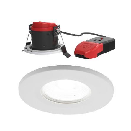 Ansell Lighting Sada bodového světla, typ žárovky: LED Prism Pro, 220V, průměr: 90 mm 62 mm 62mm, 7 W