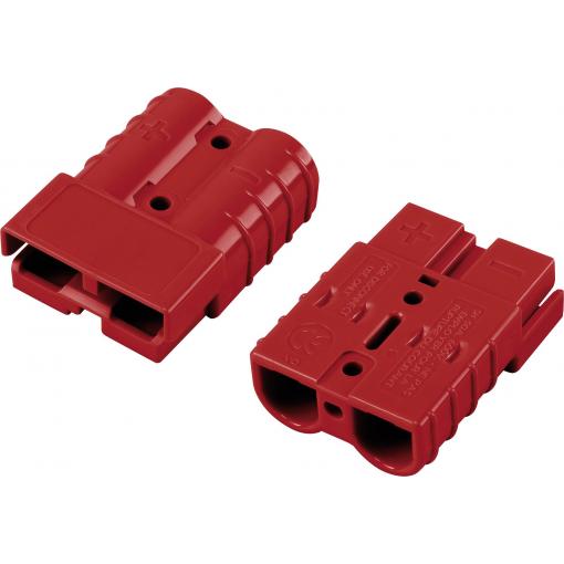 TRU COMPONENTS Konektor pro vysokoproudé baterie, 50 A červená Množství: 1 ks