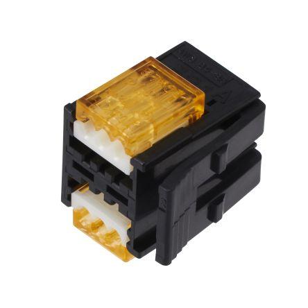 3M Zástrčka svorkovnice, řada: 371, Kabel Černá, počet cest: 4 3A, 20AWG, 26 AWG, 32V IDC
