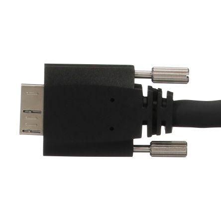 3M Sestava kabelů USB Vnější, A: Micro USB B, 3 m Vnější, Černá, B: USB typu A