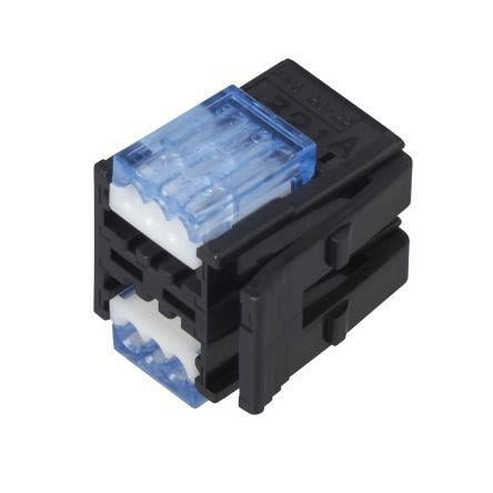 3M Zástrčka svorkovnice, řada: 371, Kabel Černá, počet cest: 4 3A, 20AWG, 26 AWG, 32V IDC