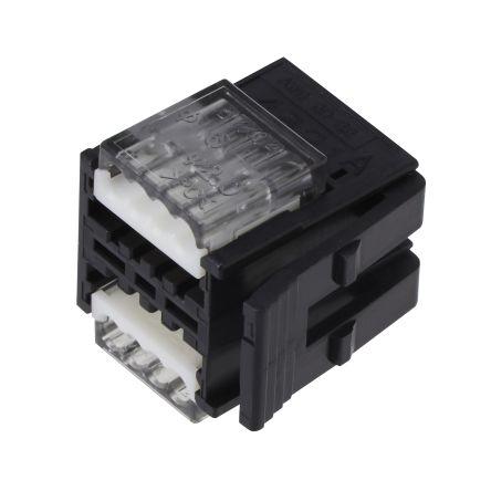 3M Zástrčka svorkovnice, řada: 371, Kabel Černá, počet cest: 4 3A, 20AWG, 26 AWG, 32V IDC