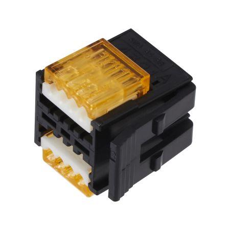3M Zástrčka svorkovnice, řada: 371, Kabel Černá, počet cest: 4 3A, 20AWG, 26 AWG, 32V IDC