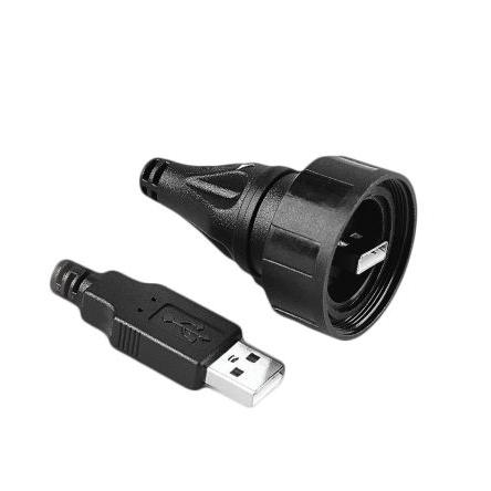 Bulgin Kabel USB Vnější, řada: Standard Buccaneer - USB, A: USB typu A, 5 m Vnější, Černá, B: USB typu A