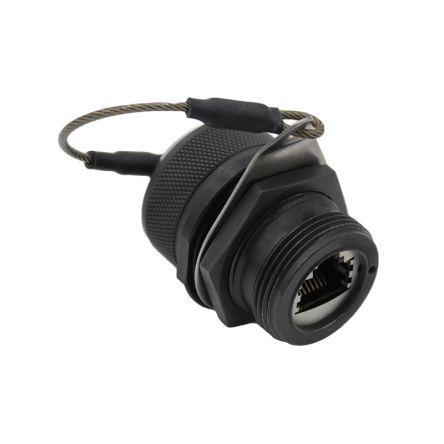 Bulgin Ethernetový konektor, řada: 600 Series - Ethernet Buccaneer Connectors Vnitřní Cat5e, Rovný Nestíněný