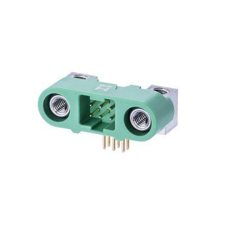 Patice PCB, řada: G125, orientace těla: Horizontální, rozteč: 1.25 mm, počet kontaktů: 6, počet řad: 2, Montáž na plošný