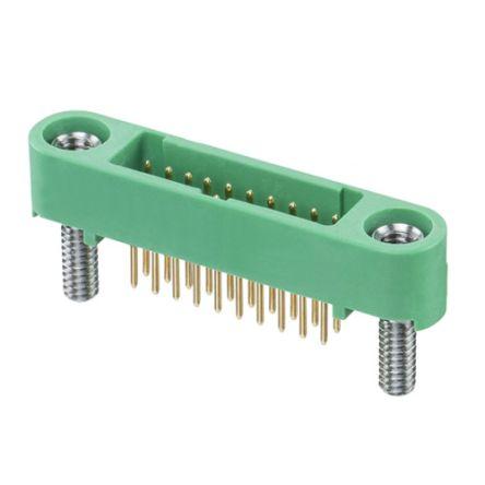 Patice PCB, řada: G125, orientace těla: Svislé, rozteč: 1.25 mm, počet kontaktů: 20, počet řad: 2, Montáž na plošný spoj