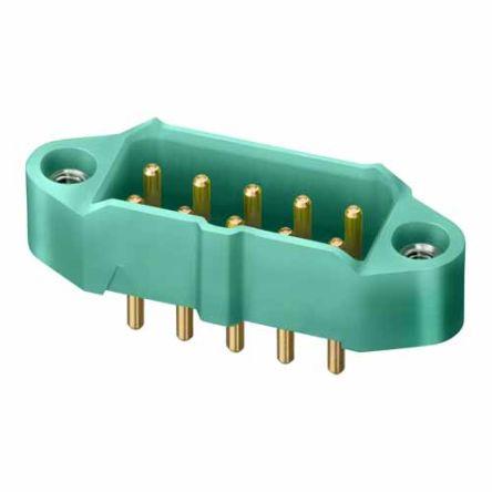 Patice PCB, řada: M300, orientace těla: Svislé, rozteč: 3 mm, počet kontaktů: 10, počet řad: 2, Montáž na plošný spoj