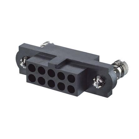 HARWIN Pouzdro krimpovacího konektoru, řada: M80 Vnitřní, rozteč: 2 mm, počet kontaktů: 4, počet řad: 2, orientace těla: