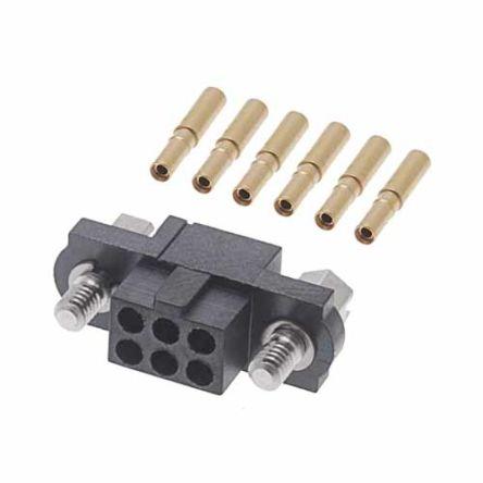 Patice PCB, řada: M80, orientace těla: Rovný, rozteč: 2 mm, počet kontaktů: 6, počet řad: 2, Kabel Krimpovací konektor