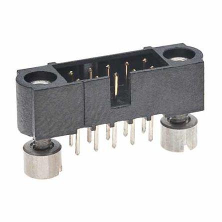 Patice PCB, řada: M80, orientace těla: Svislé, rozteč: 2 mm, počet kontaktů: 10, počet řad: 2, Montáž na plošný spoj