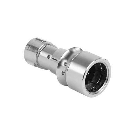 Kulatý konektor, počet kontaktů: 4, Panel, velikost: 32 mm Bulgin, pohlaví kontaktu: Vnitřní Zásuvka, řada: 6000, IP69K,