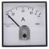 Analogový panelový ampérmetr PD72MIS5A2/2-001 0/60/120A 120 A, výška výřezu: 72 mm St., šířka výřezu: 72 mm Pohyblivé