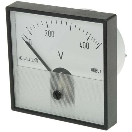 Analogový voltmetr, řada: PD7 St. až 40 °C 72 mm 72 mm HOBUT