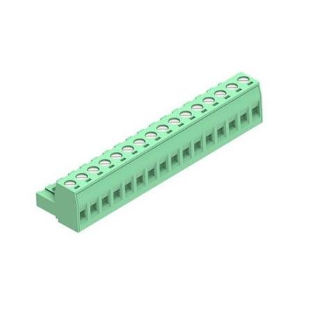 Molex Zásuvný blok Terminal, řada: 39530, rozteč: 5.08 mm, počet řad: 1, počet kontaktů: 16, orientace těla: