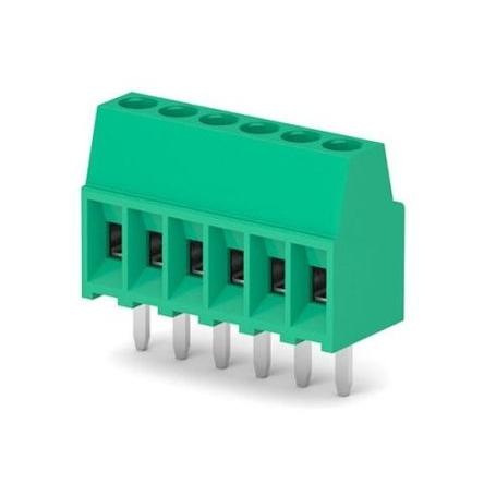 Molex Svorkovnice PCB, řada: 39773, rozteč: 2.54 mm, počet řad: 1, počet kontaktů: 6, orientace těla: Svislé, Pevný,