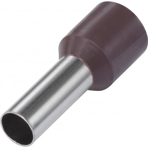 TRU COMPONENTS 1091272 dutinka 0.14 mm² částečná izolace hnědá 100 ks