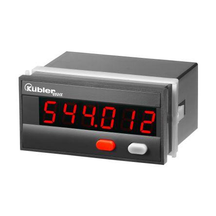 Kubler Digitální panelový multifunkční měřič, řada: 6544, výška výřezu: 45 mm, šířka výřezu: 92 mm pro Frekvence, Čas,