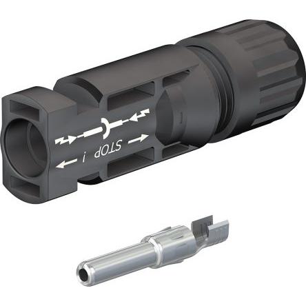 Staubli Solární konektor, řada: Cable Coupler MC4 Vnější Panel Přípojka 22.5A Krimpovací kabel CSA 2.5mm², 1kV