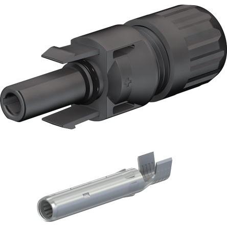 Staubli Solární konektor, řada: Cable Coupler MC4 Vnitřní Panel Přípojka 39A Krimpovací kabel CSA 4mm², 1kV