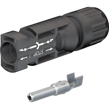 Staubli Solární konektor, řada: Cable Coupler MC4 Vnější Panel Přípojka 39A Krimpovací kabel CSA 4mm², 1kV