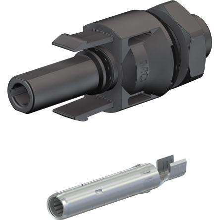 Staubli Solární konektor, řada: Cable Coupler MC4 Vnitřní Montáž do panelu Přípojka 17.5A Krimpovací kabel CSA 2.5mm²,
