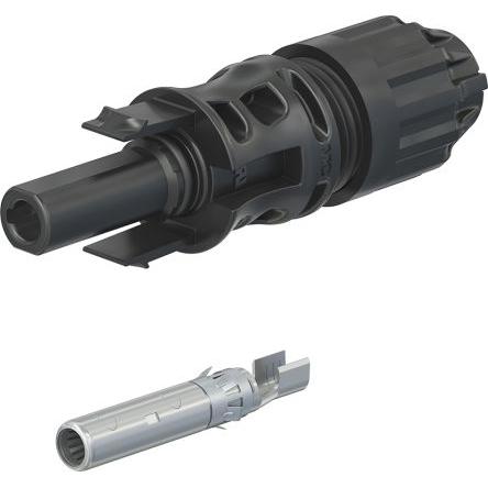 Staubli Solární konektor, řada: MC4-Evo 2 Vnitřní Montáž do panelu Přípojka 39A Krimpovací kabel CSA 2.5mm², 1500V