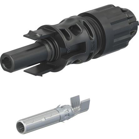 Staubli Solární konektor, řada: MC4-Evo 2 Vnitřní Montáž do panelu Přípojka 45A Krimpovací kabel CSA 4mm², 1500V
