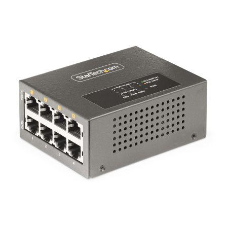 StarTech.com Vstřikovač PoE 1portový 4portový, vstupní: 240V ac, výstup: 54V dc 3.3 A 160 W