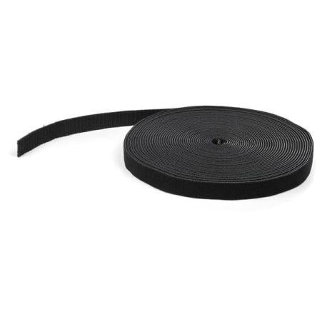 Stahovací páska Suchý zip HKLP50 50 ft 17.78mm Černá Nylon StarTech.com