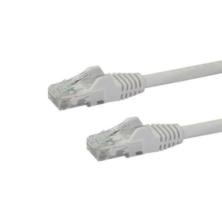 StarTech.com Kat6 Ethernetové kabely, řada: N6PAT, Bílá, Polyvinylchlorid 75 ft, typ pláště: Stíněné Nestíněný