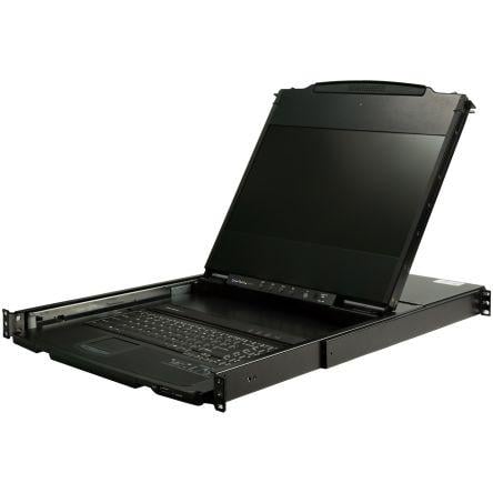 Přepínač KVM, 3,5 mm stereo 1portový USB, počet zobrazení: 1 4 StarTech.com, video připojení: DVI+VGA 1920 x 1080 pixel