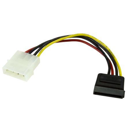 Kabel SATA Vnější 6 in StarTech.com, A: LP4 Vnitřní, B: Napájení SATA