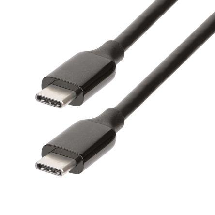 StarTech.com Kabel USB Vnější, A: USB typu C, 3 m Vnější, Černá, B: USB typu C