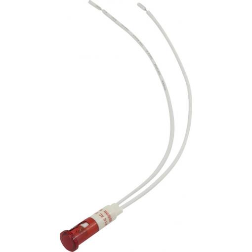 TRU COMPONENTS 1524022 standardní signálka se žárovkou červená 1 ks