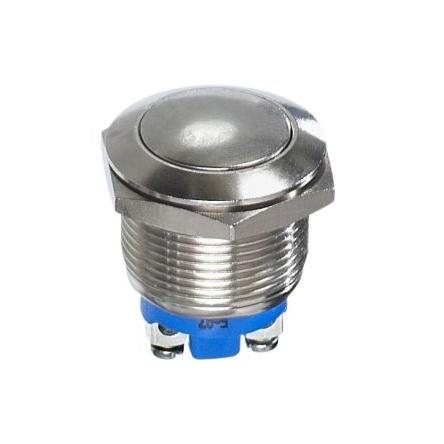 APEM Tlačítkový spínač, řada: AV IP65, IP69K 1 NO/1 NC Panel Okamžité 19.2 mm 5A 250 V ac