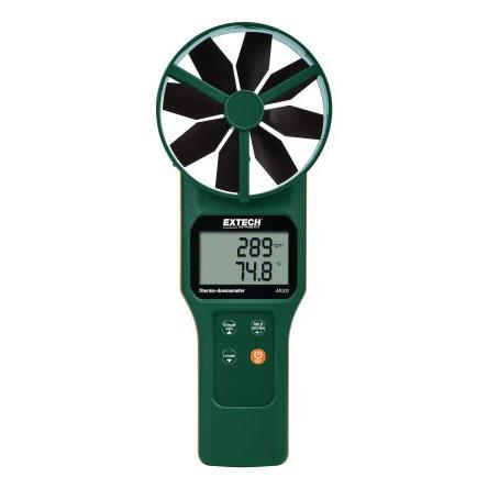 Extech Anemometr Průtok vzduchu, Rychlost vzduchu, číslo modelu: AN300, typ sondy: Lopatka 30 m/s