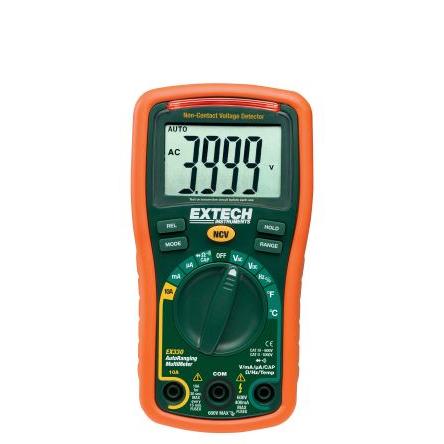 Multimetr EX300 Manuální nastavení rozsahu, Automatické nastavení rozsahu 10 A ac, typ displeje: LCD 600 V ac, číslo